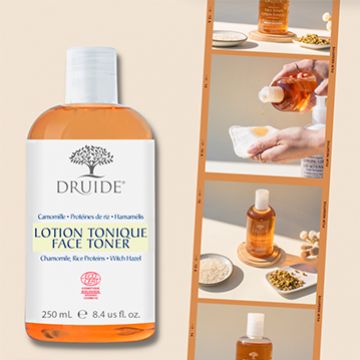 Lotion tonique pour le visage Druide : un soin naturel et apaisant