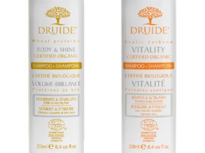 Quel shampoing Druide choisir pour mes cheveux : Volume & Brillance ou Vitalité