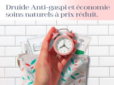 Anti gaspillage cosmétiques Druide bio : l'intérêt des produits à date courte