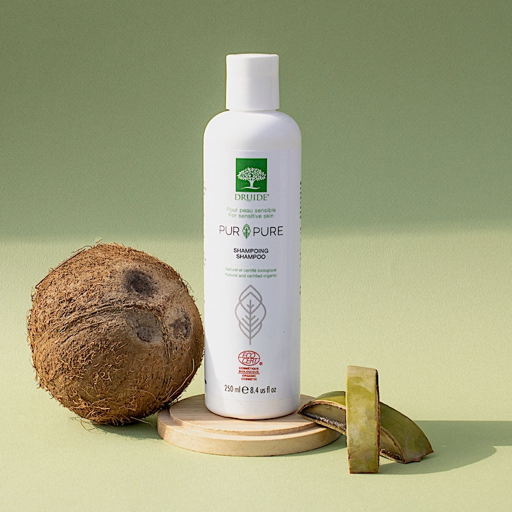 Shampoing bio sans parfum, hypoallergénique - Laboratoires Druide Pur&Pure