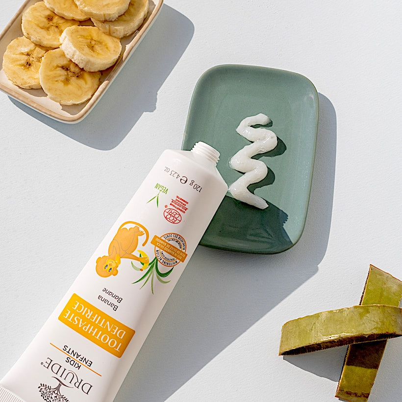 Dentifrice enfant bio, banane - 120 ml - Laboratoires Druide