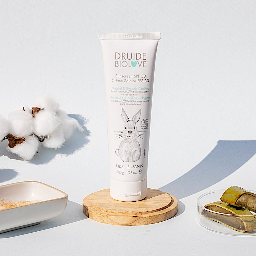 Crème solaire bio bébé et enfant - Druide BioLove