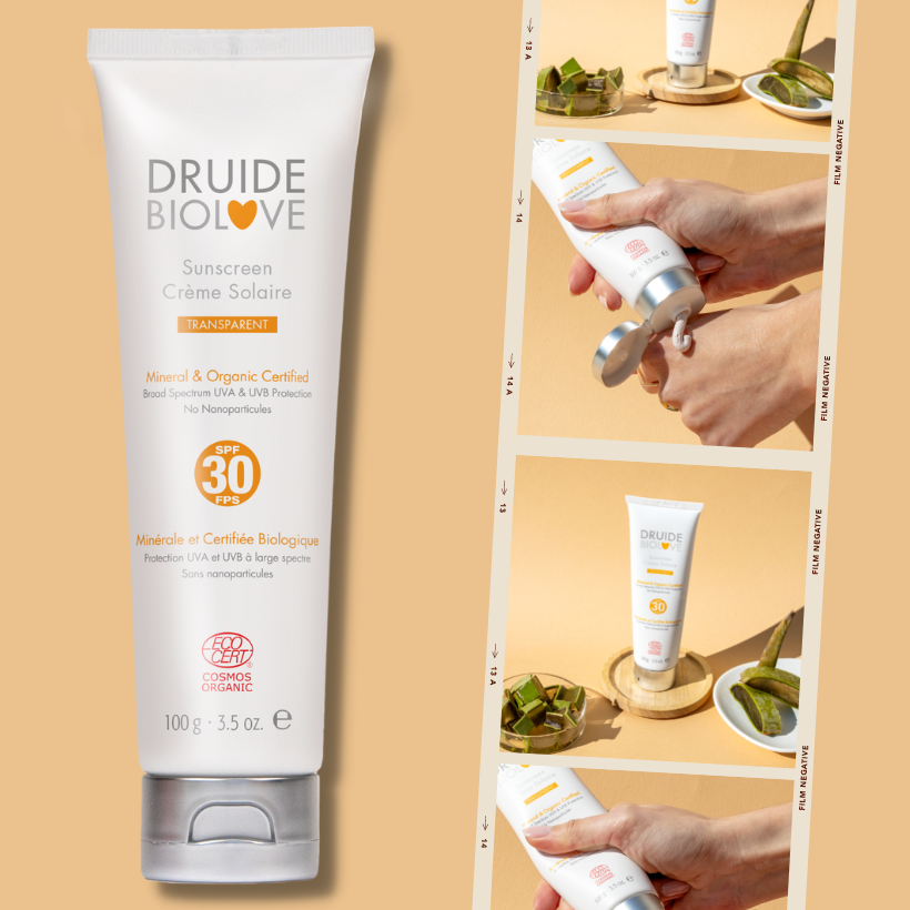 Crème solaire minérale bio SPF 30 - Druide BioLove