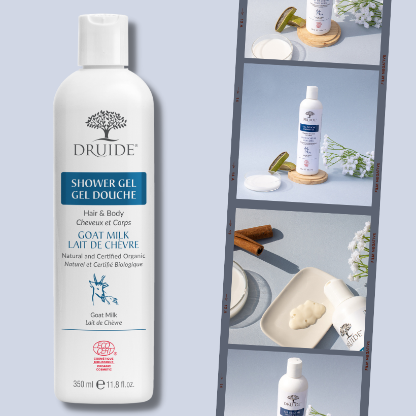 Gel douche bio aloé vera & lait de chèvre - Laboratoires Druide