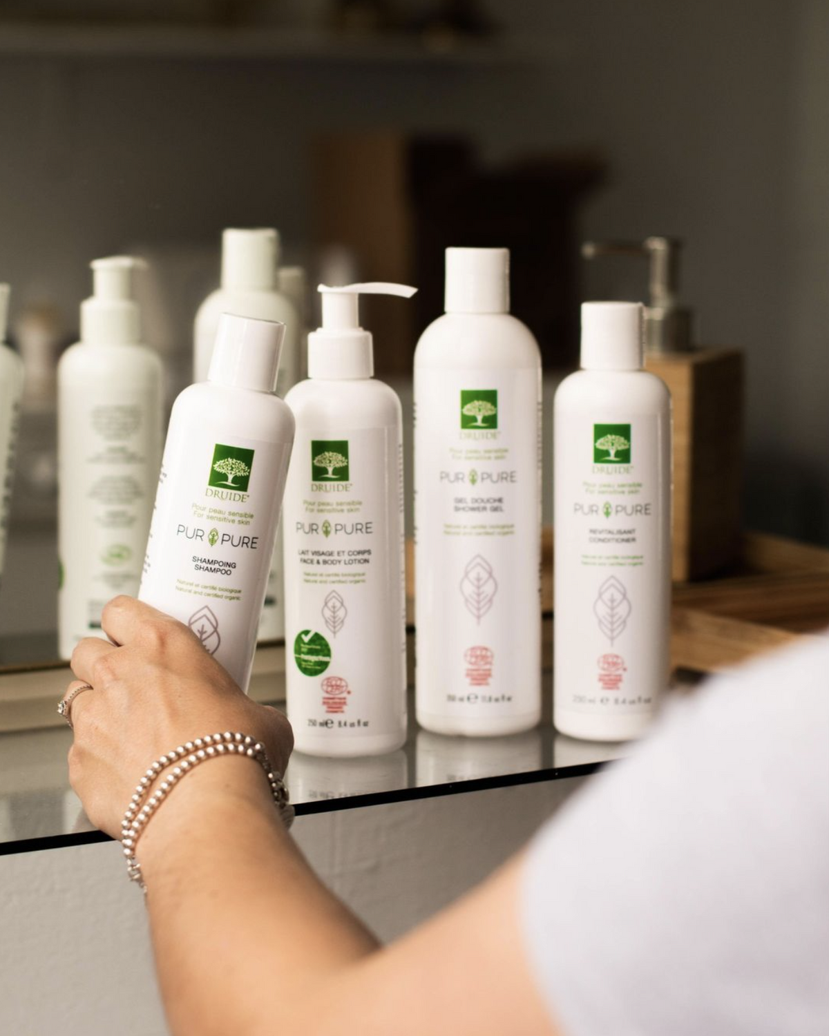 Shampoing bio sans parfum et Revitalisant Pur&Pure - Laboratoire Druide
