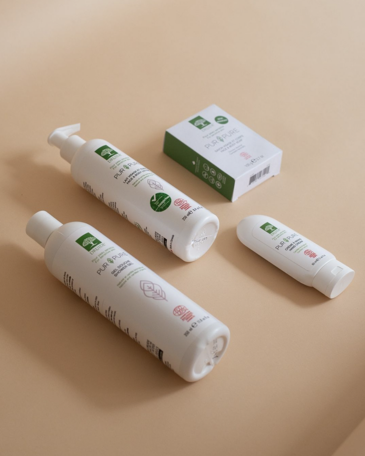 Gel douche bio et hypoallergénique, sans parfum - Druide Pur&Pure