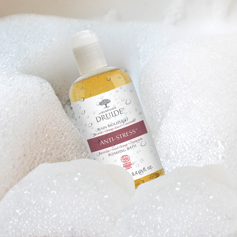 Bain moussant Anti-stress Druide : un moment de détente, d’apaisement et de bien-être