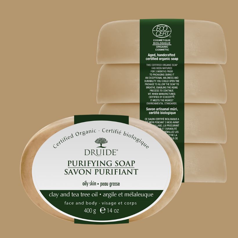 Savon solide Purifiant pour une peau éclatante - Laboratoires Druide
