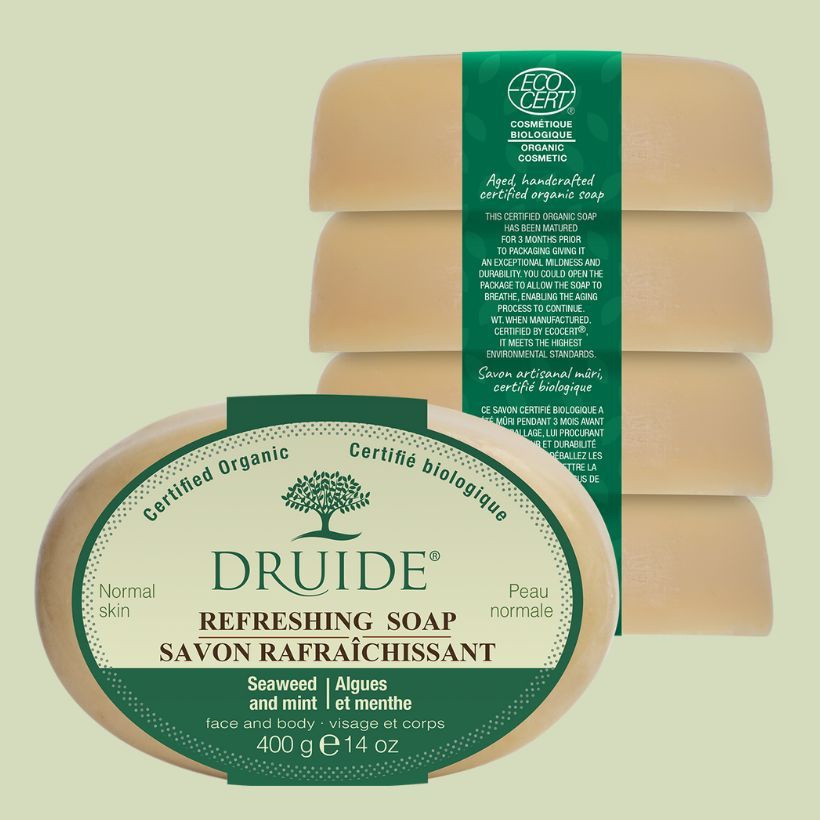 Lot de 4 Savons solide rafraîchissant et hydratant - Laboratoires Druide
