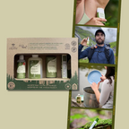 Coffret de produits d'hygiène essentiels au camping  - Druide EcoTrail
